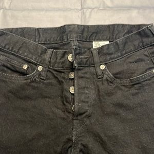 H&M black slim jeans.  28/30.  slim
